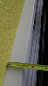 Ausmessen der Rahmendicke